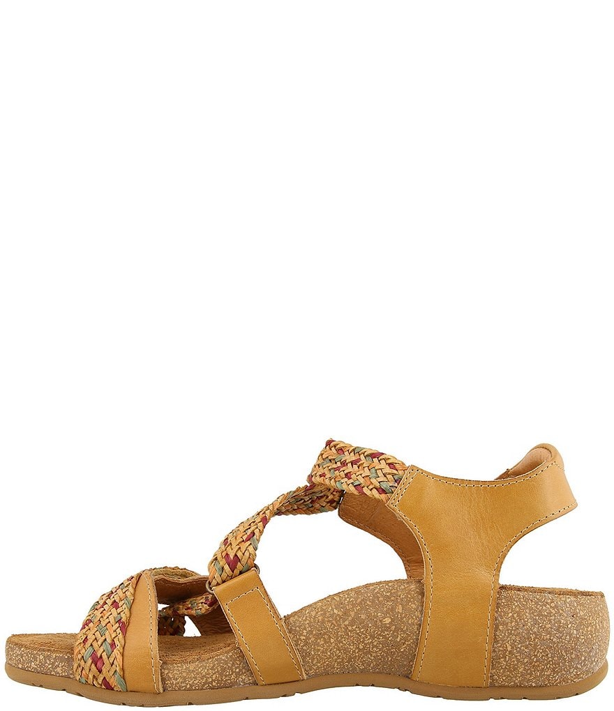 Taos Footwear Trulie Woven Leather Sandals