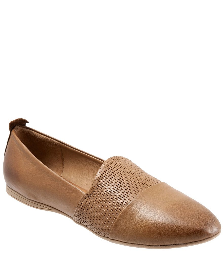 Bueno Katy Perforated Leather Slip-Ons