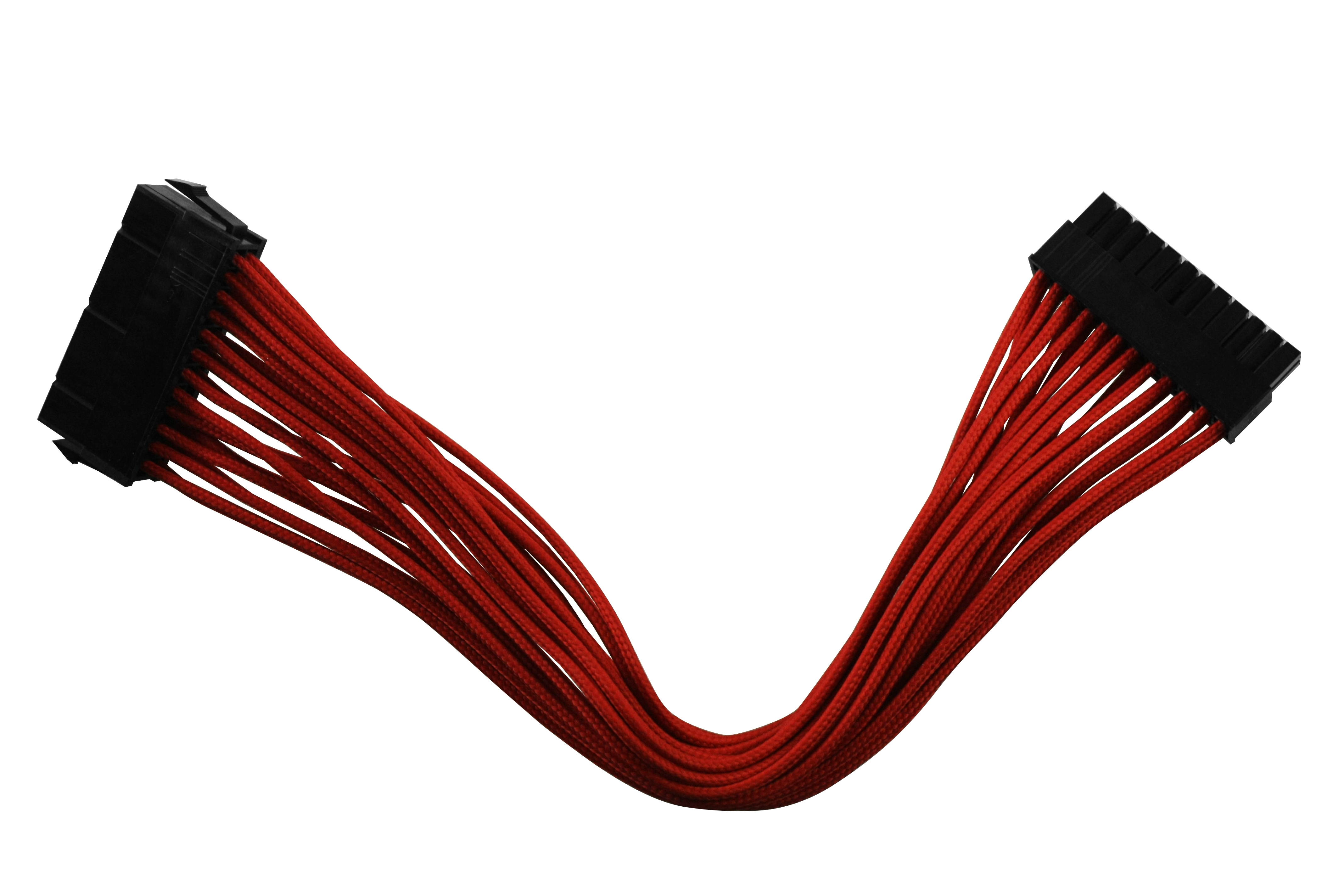 RAIDMAX ATX 24Pin to 20+4Pin PSU Power Supply Extension Cable-Black