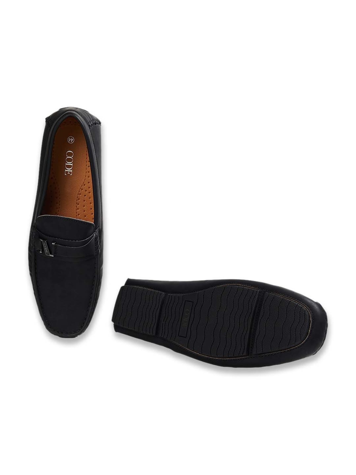 Code by Lifestyle Men's Black Casual Loafers