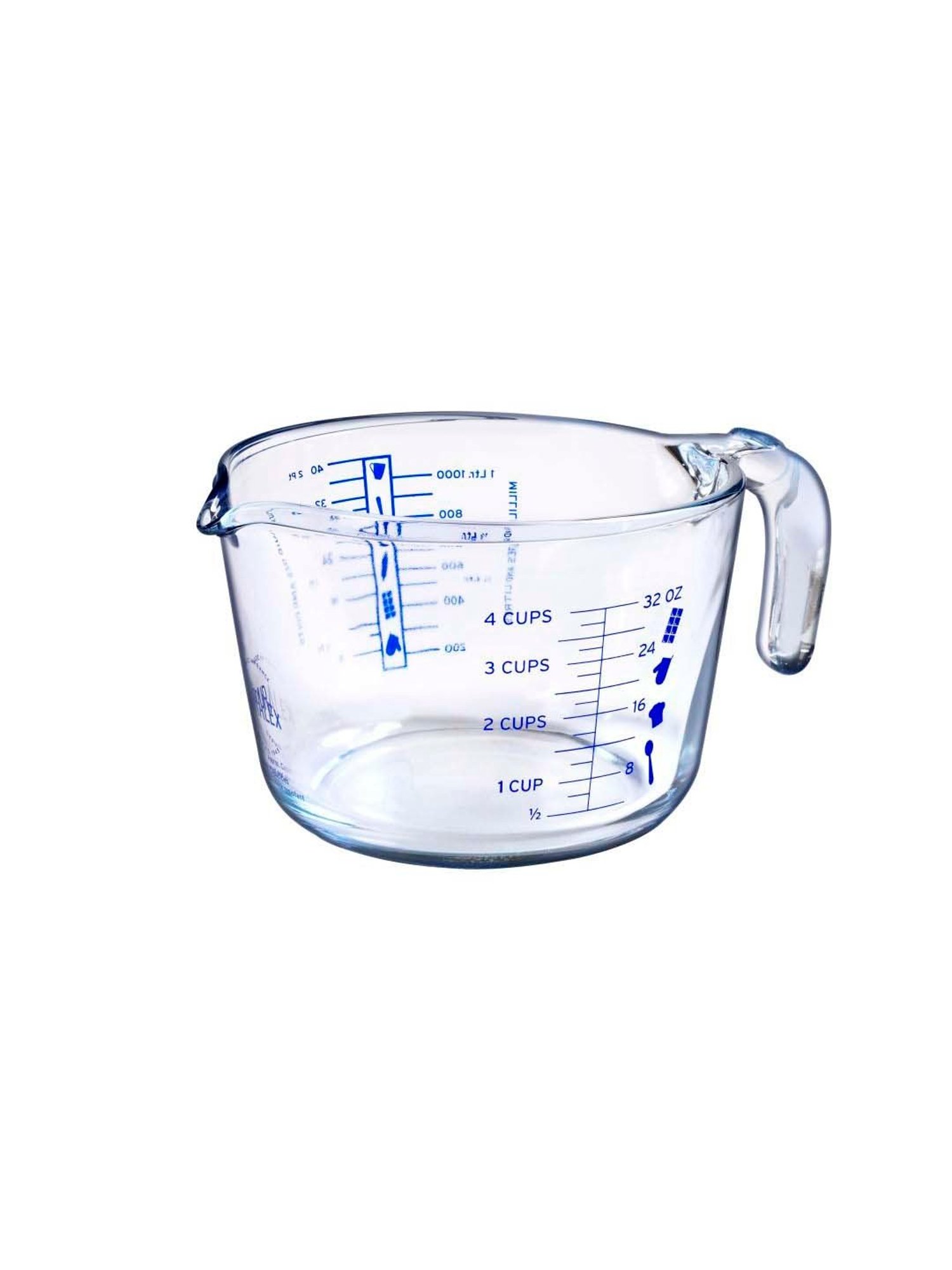 KitchenCraft Black Plastic Magnetic Measuring Cup - Set of 4