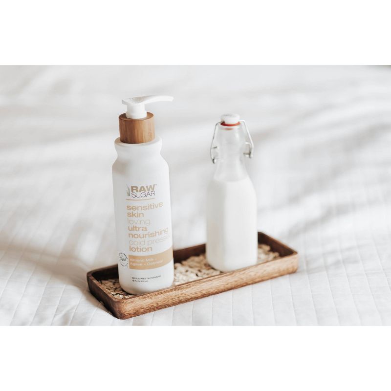 Raw Sugar Almond Milk + Agave + Oatmeal Sensitive Skin Body Lotion - 18 fl oz