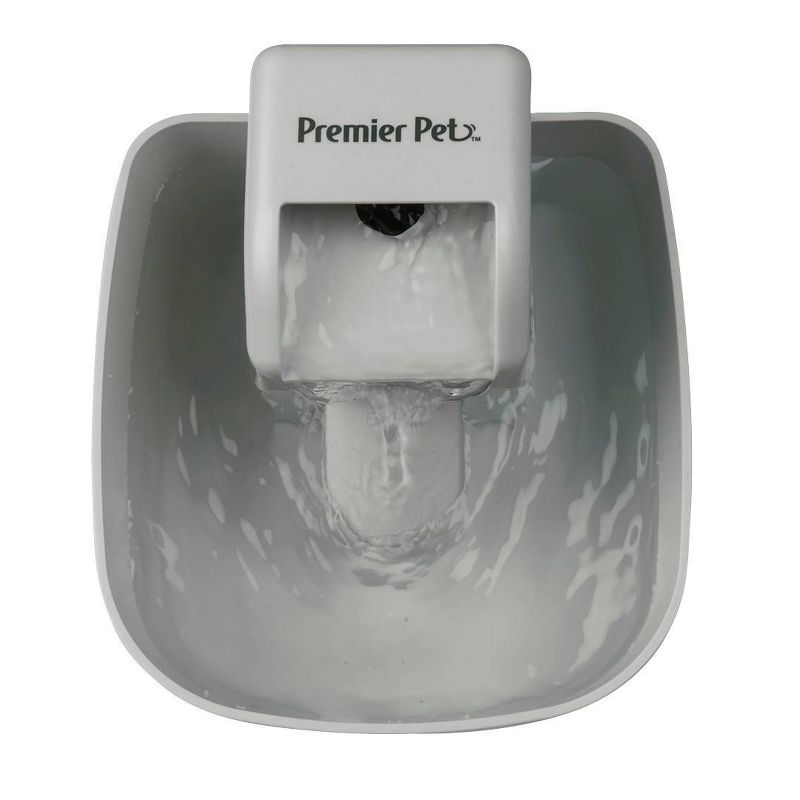 Premier Pet Automatic Pet Fountain for Dogs and Cats - 50oz