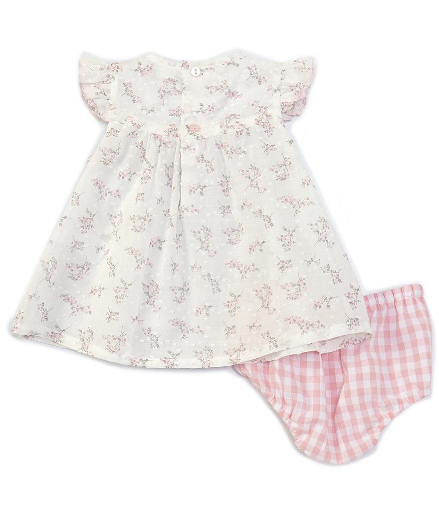 Habitual Baby Girls 12-24 Months Flutter-Sleeve Striped Faux-Wrap Dress