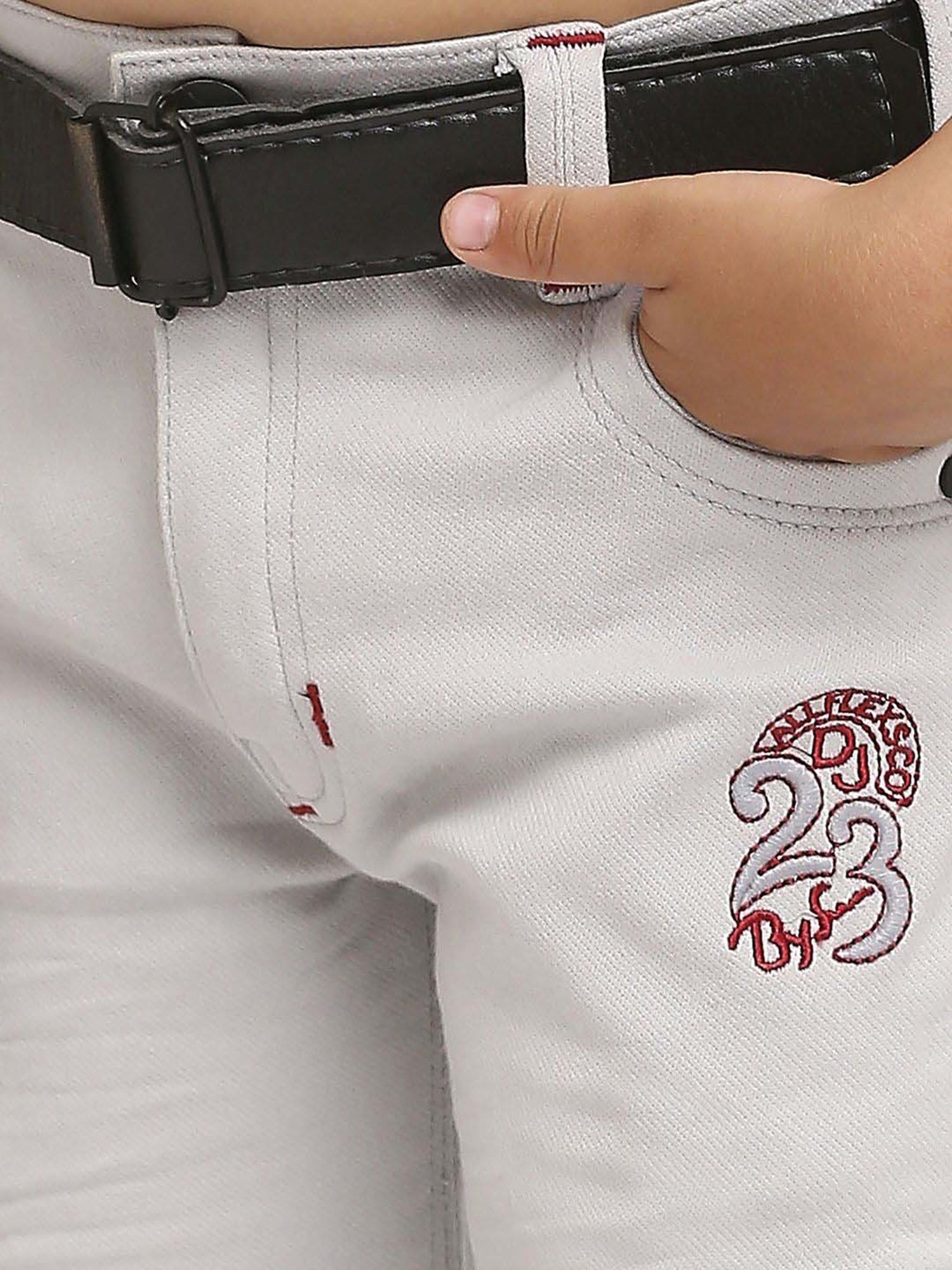 Kids Island Boys Maroon & Grey Printed Full Sleeves Clothing Set