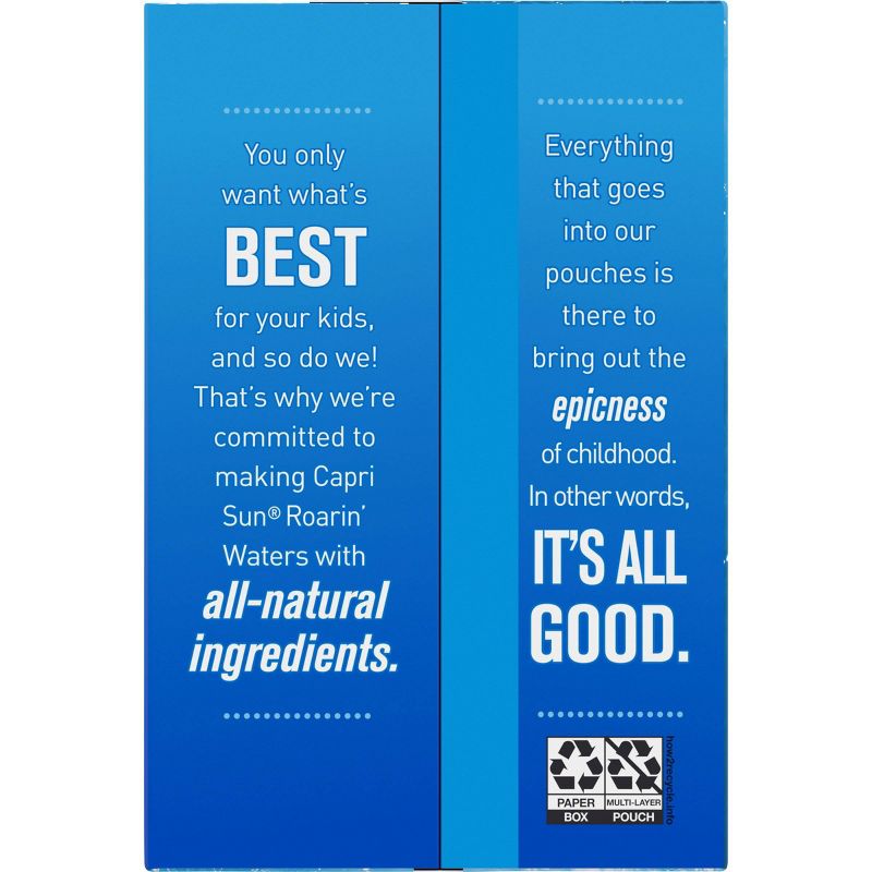 Capri Sun Roarin' Waters Tropical Fruit Juice Drinks - 10pk/6 fl oz Pouches