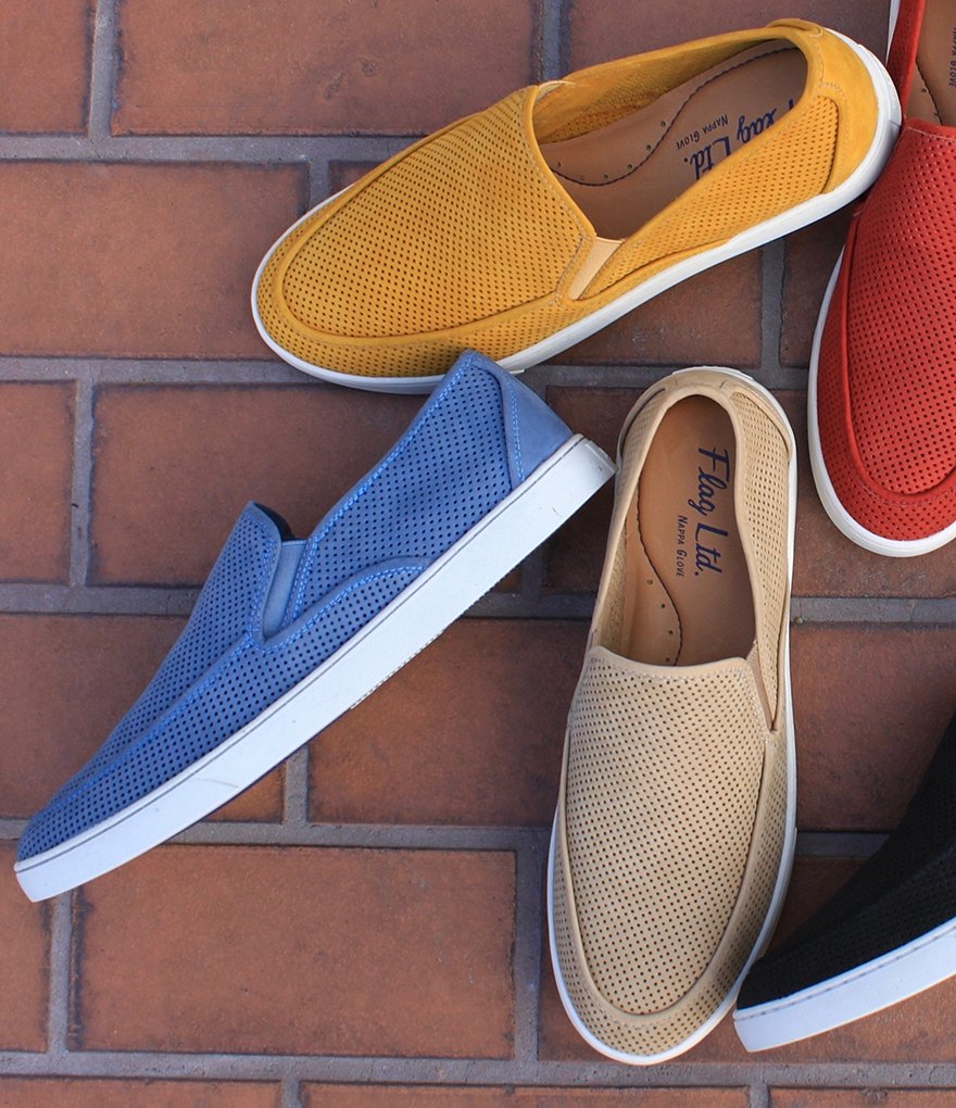 Flag LTD. Men's Belmont Perf Gore Slip-Ons