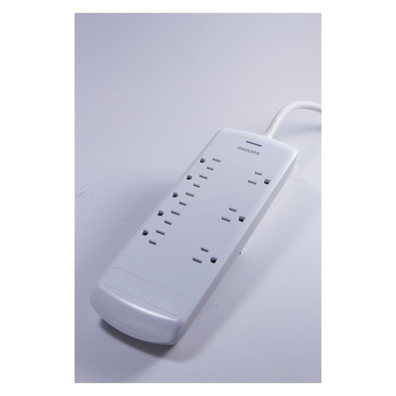 Monoprice 2 Outlet Surge Protector Wall Tap with 2 USB Charging Ports 3.4A, 450 Joules, White