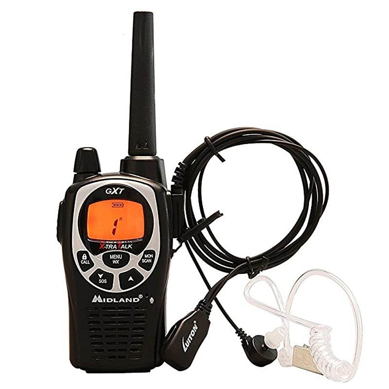 Walkie Talkie Headset for Midland Earpiece with Mic Security Headsets for Two Way Radios Compatible with Midland GXT1000VP4 LXT500VP3 GXT1050VP4 GXT1000XB etc by 6 Pack