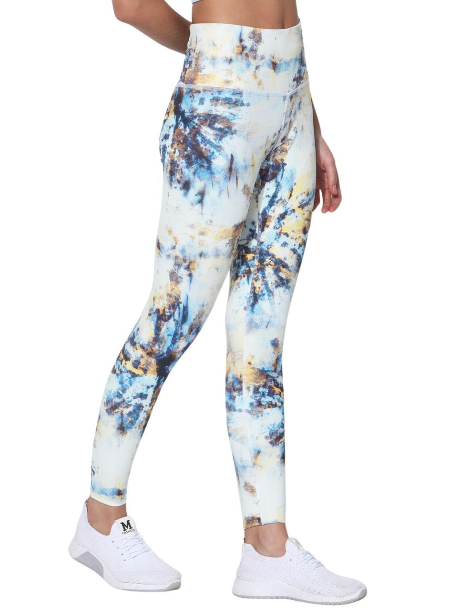 SILVERTRAQ Multicolor Tie - Dye Leggings