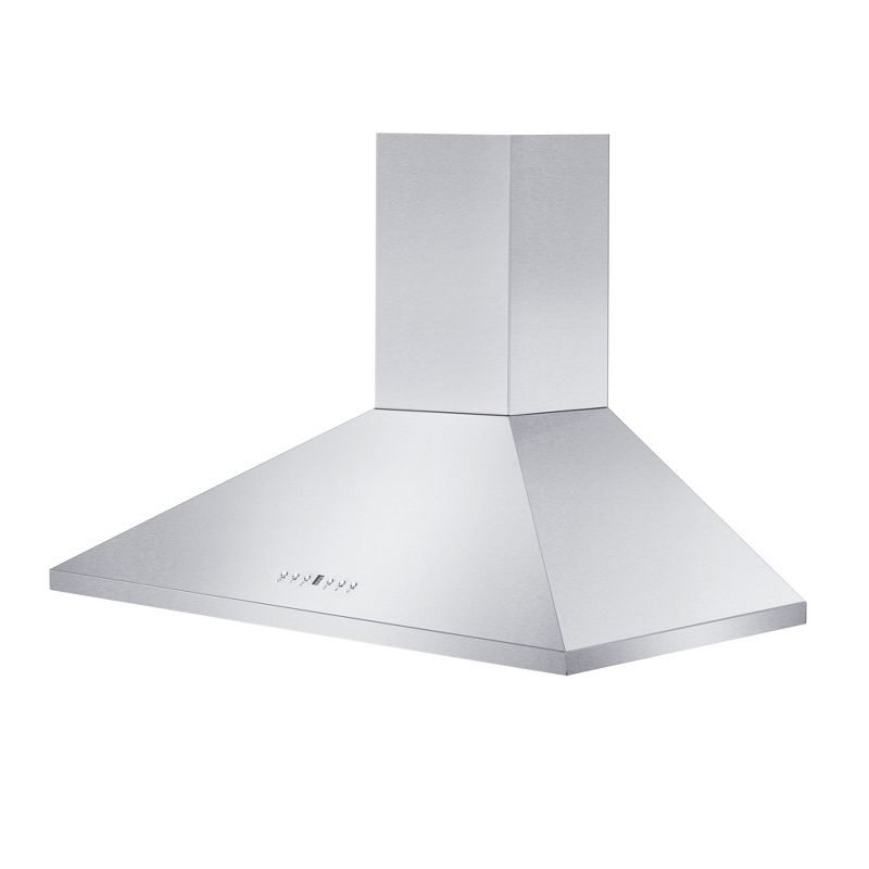 ZLINE KL2-36 36-Inch Mount Wall Range Hood in Stainless Steel with Quiet 4-Speed Exhaust Fan and 2 Directional LED Lights