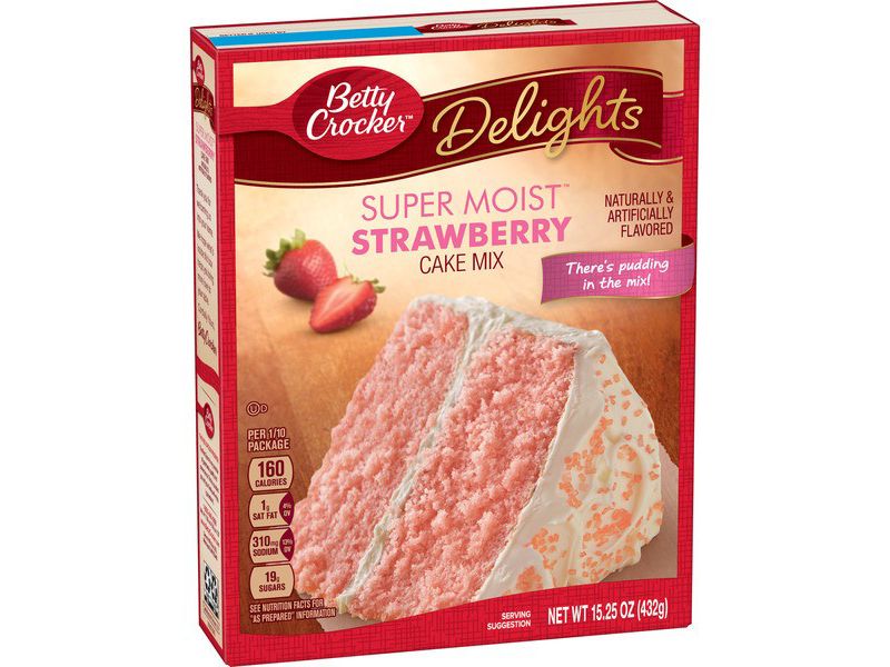 Betty Crocker Super Moist Strawberry Cake Mix - 15.25oz