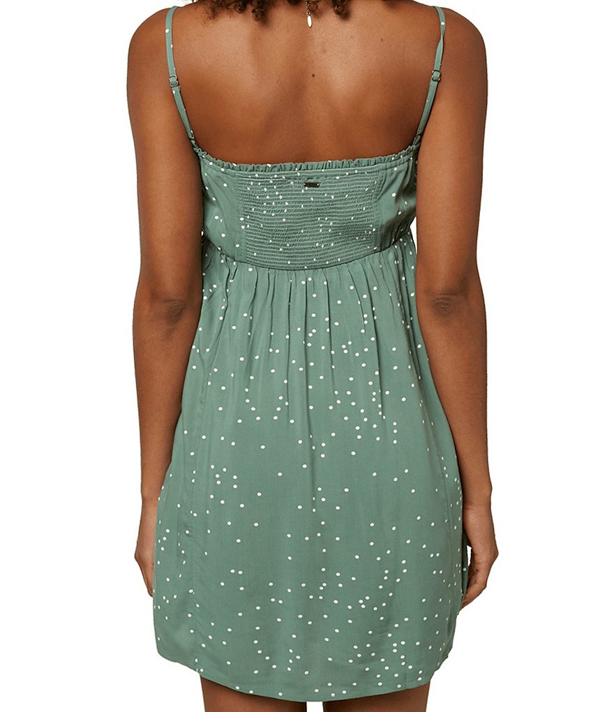 Rip Curl Spaghetti Strap La Bonita Striped Side-Slit Midi Dress