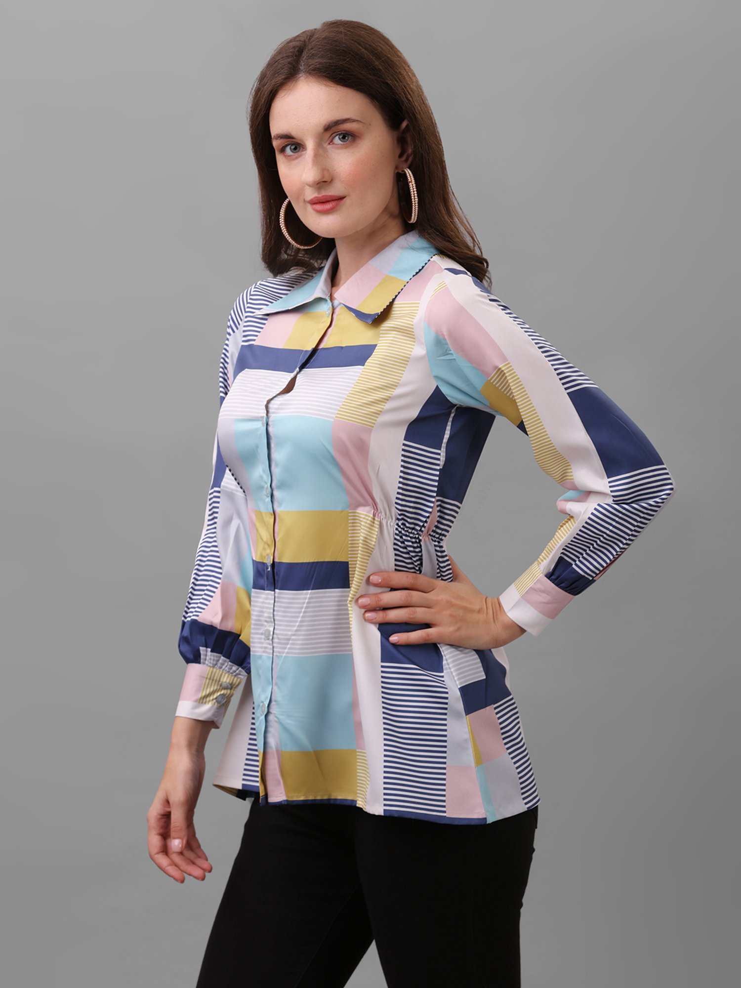 MASAKALI.CO Multicolor Printed Shirt