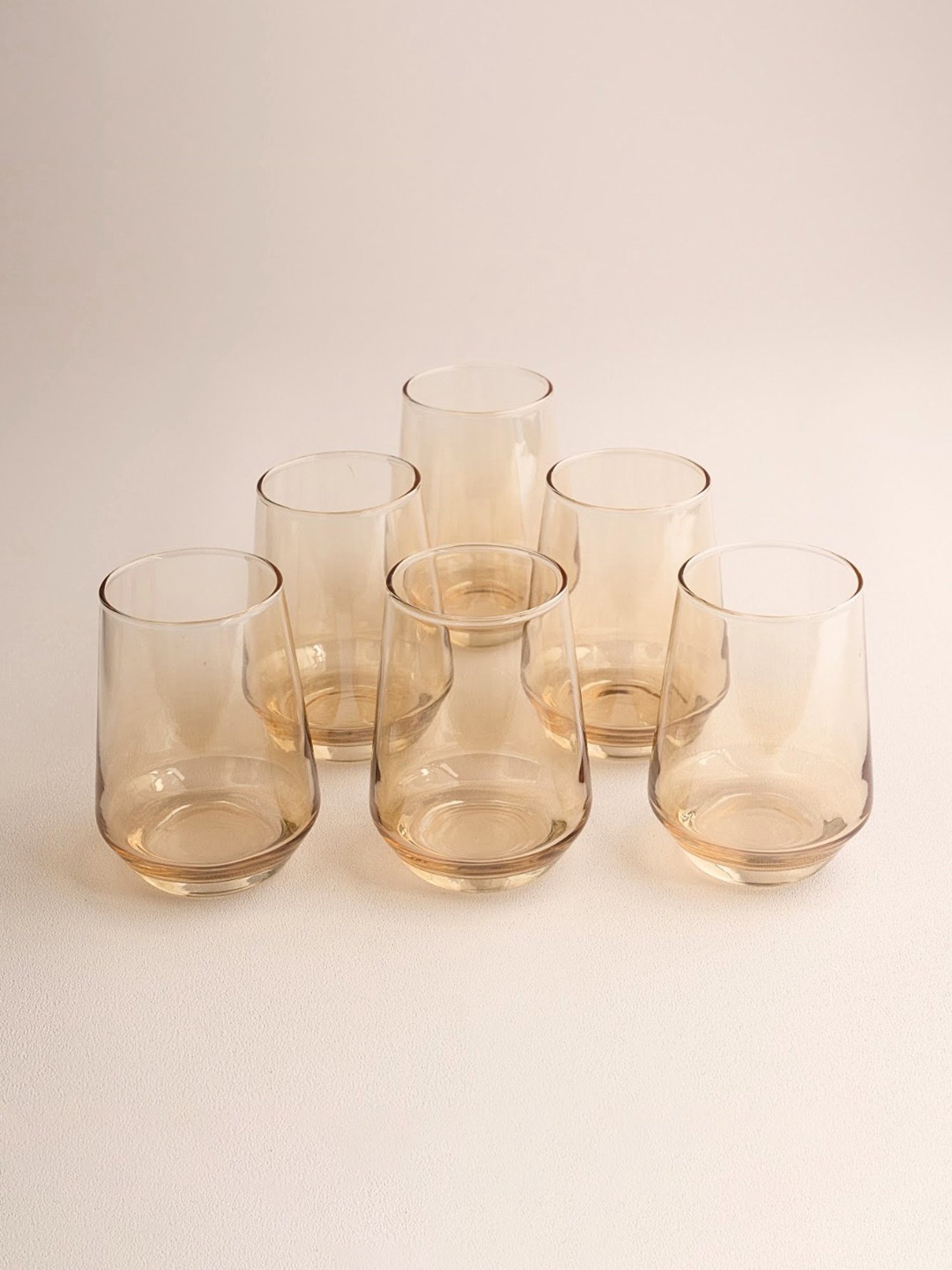 BlackCarrot Water Glass Set of 6
