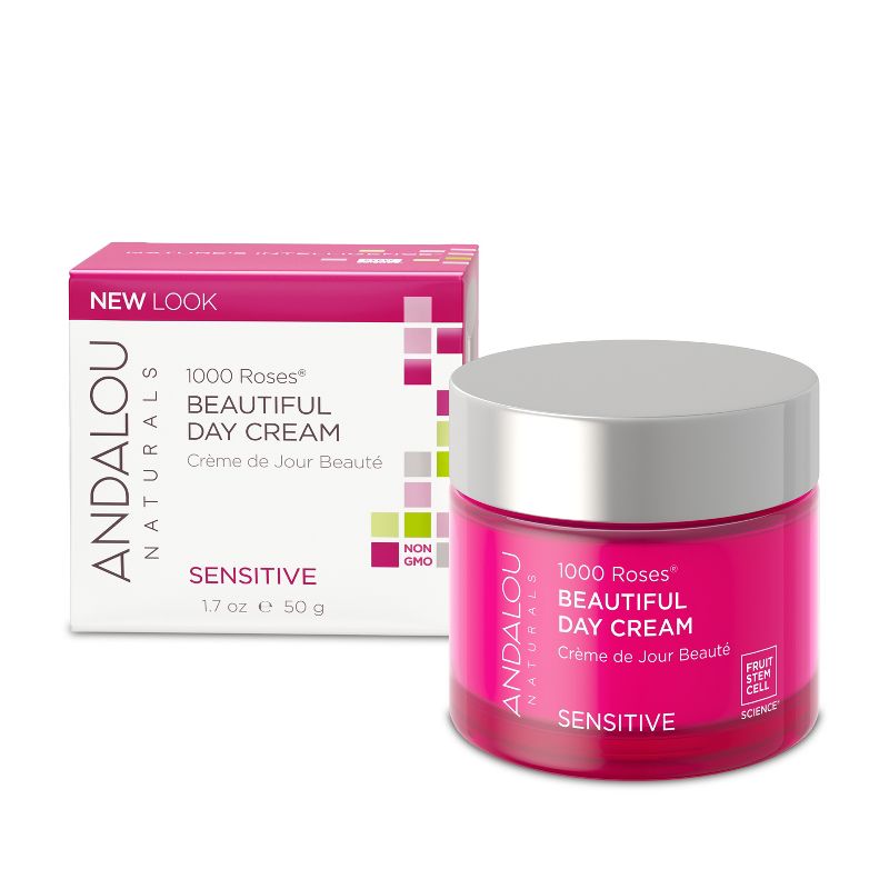 Andalou Naturals 1000 Roses Beautiful Day Cream - 1.7 Oz