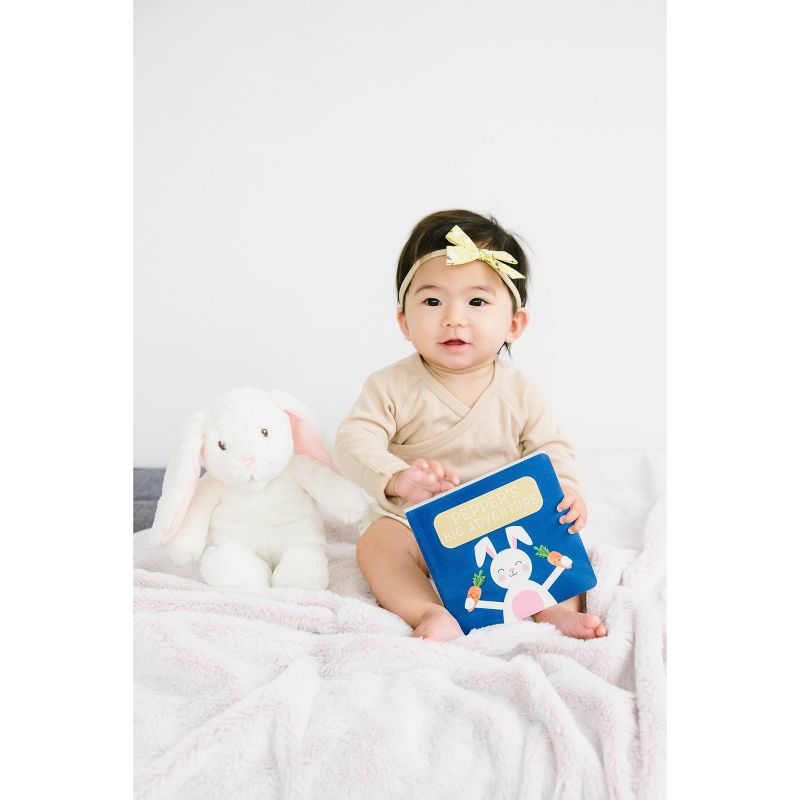 Pearhead Bunny Plush and Book Set 2pk