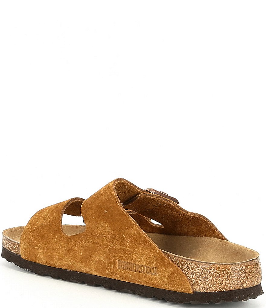 Birkenstock Women's Arizona Suede Dual Adjustable Buckle Strap Sandals