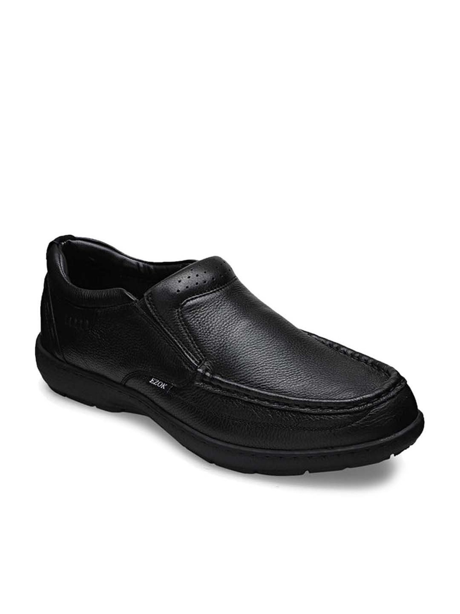 EZOK Men's Black Formal Loafers