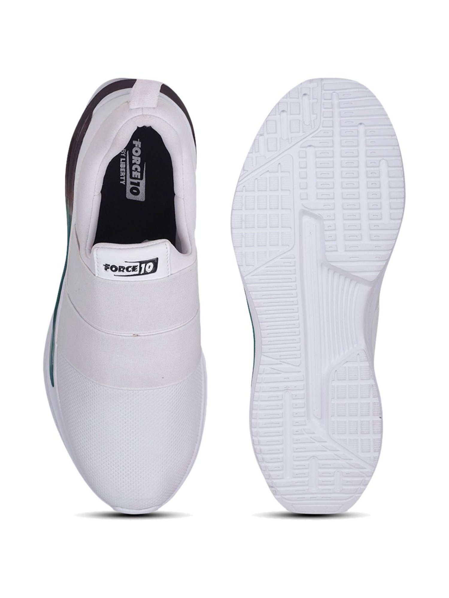 Force 10 by Liberty Men's BLAKES-2E White Walking Shoes