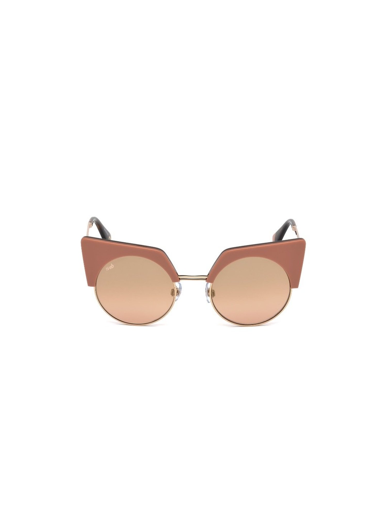 WEB EYEWEAR Pink Round Sunglasses for Women