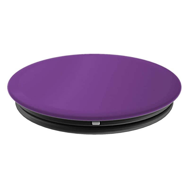 Purple Matte - Simple Stylish Color for Men or Women PopSockets PopGrip: Swappable Grip for Phones & Tablets