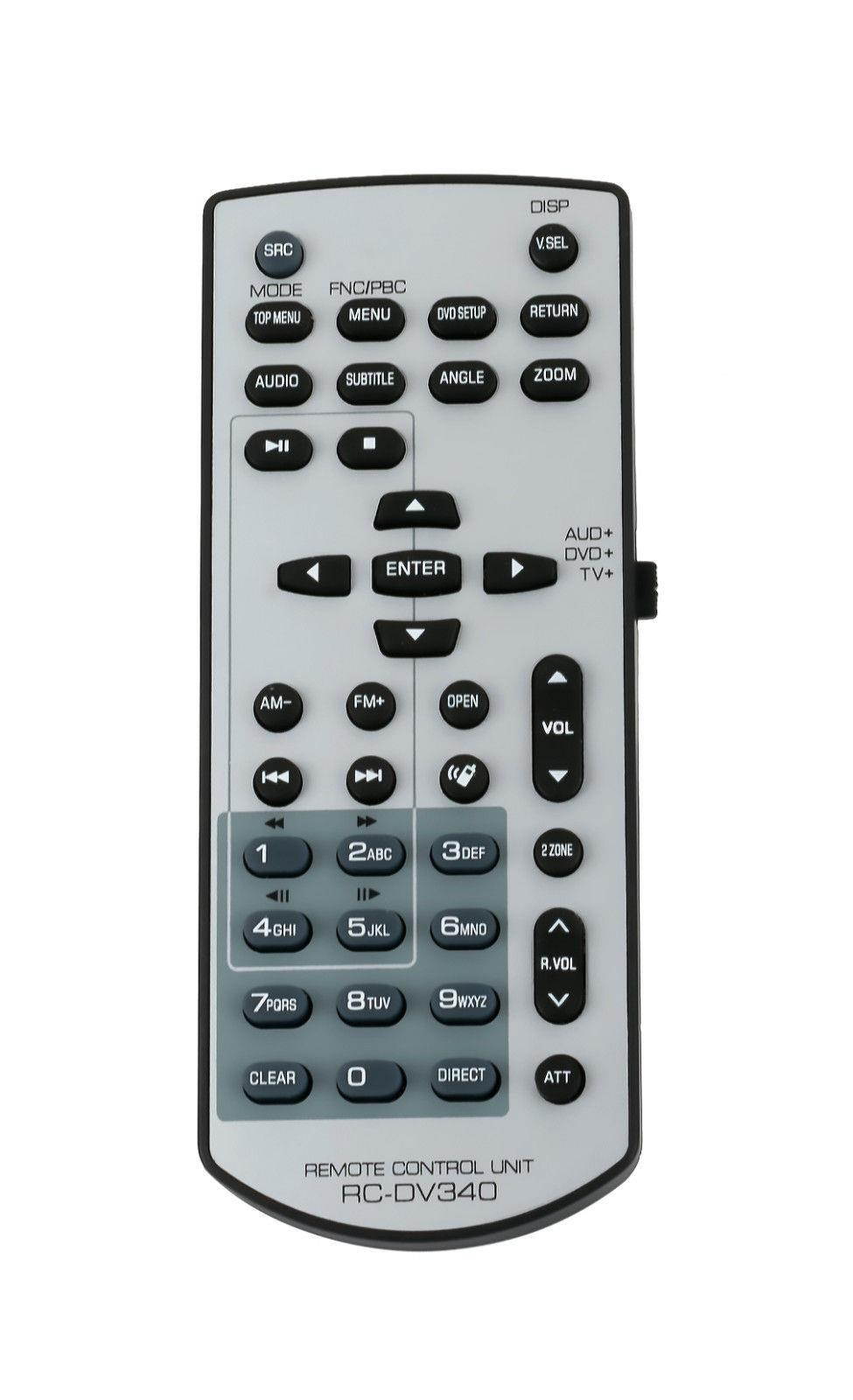 New RC-DV340 Remote Control for KENWOOD DDX318 DDX419 DDX470 DDX514