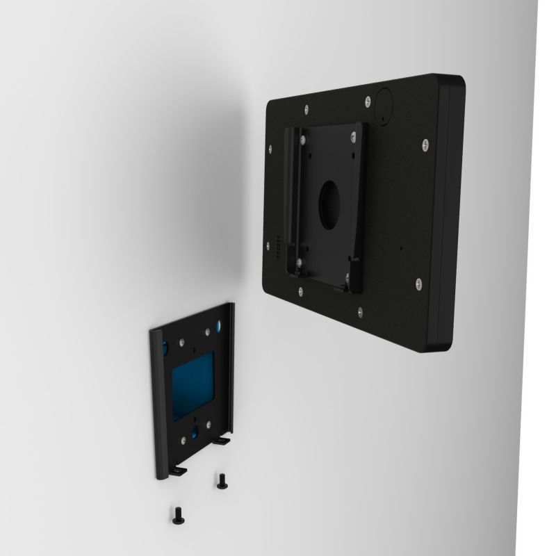 VidaMount Black Enclosure and Fixed VESA Slim Wall Mount [Bundle] compatible with Samsung Galaxy Tab A 8.0 (2017)