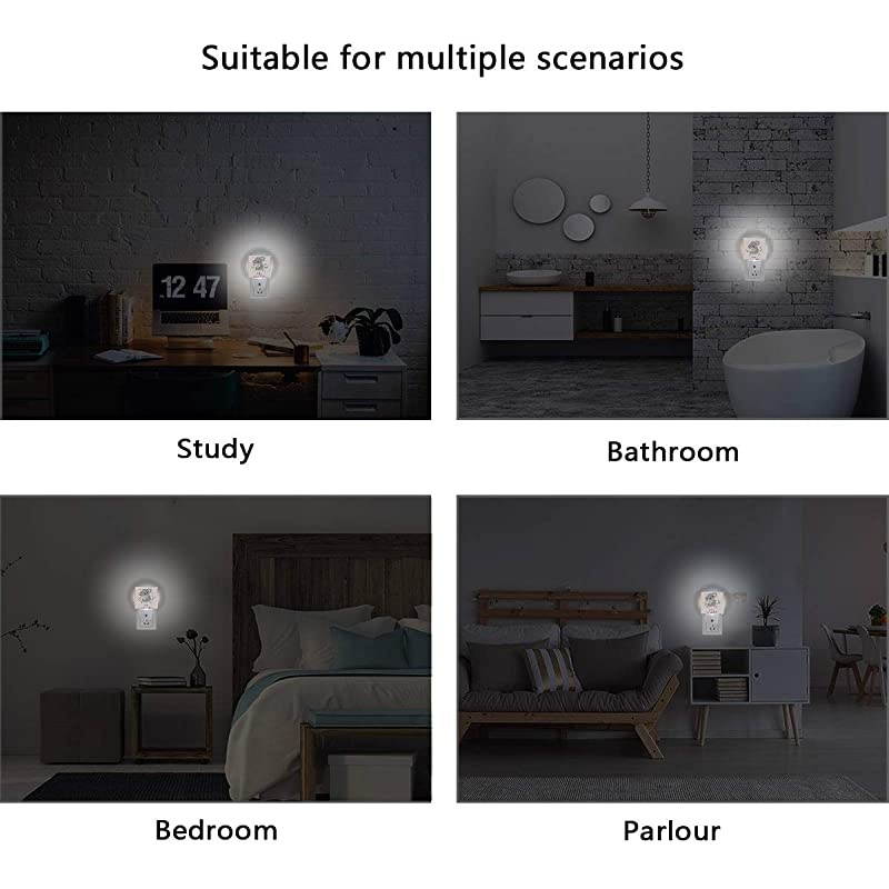 Night Light Warm White LED Nightlight Cute Koala MOM and Baby for Bedroom Bathroom Hallway Stairways05W 2Pack
