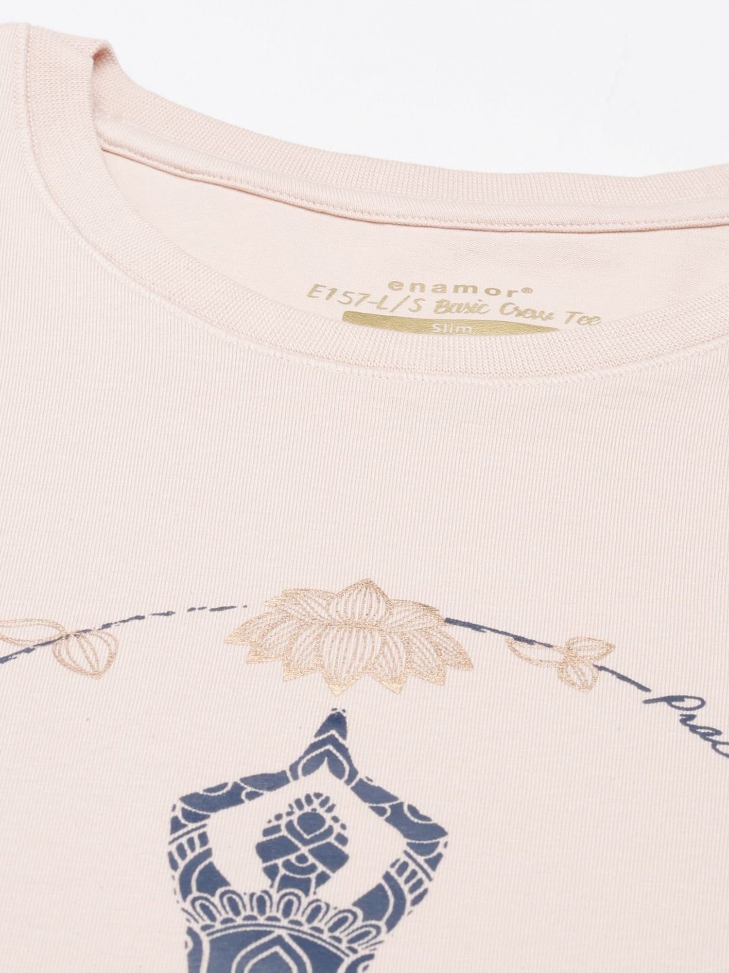 Enamor Pink Graphic Print T-Shirt