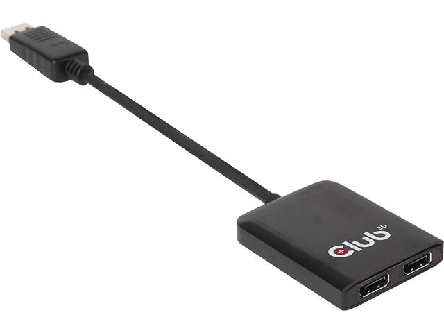 Club 3D Multi Stream Transport (Mst) Hub Displayport 1.2 Dual Monitor Usb Powered