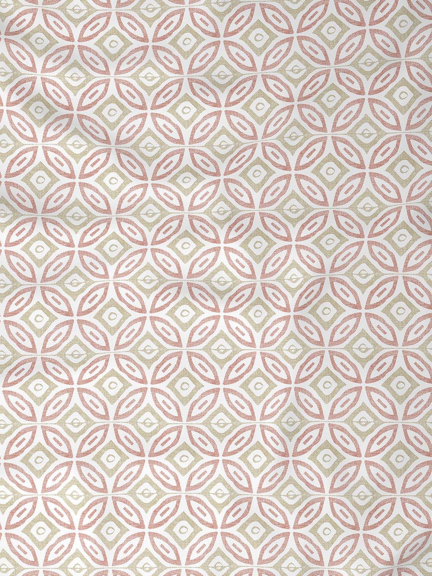 In-House by Maspar Red 200 TC Cotton Printed Bed Sheet with 2 Pillow Cover