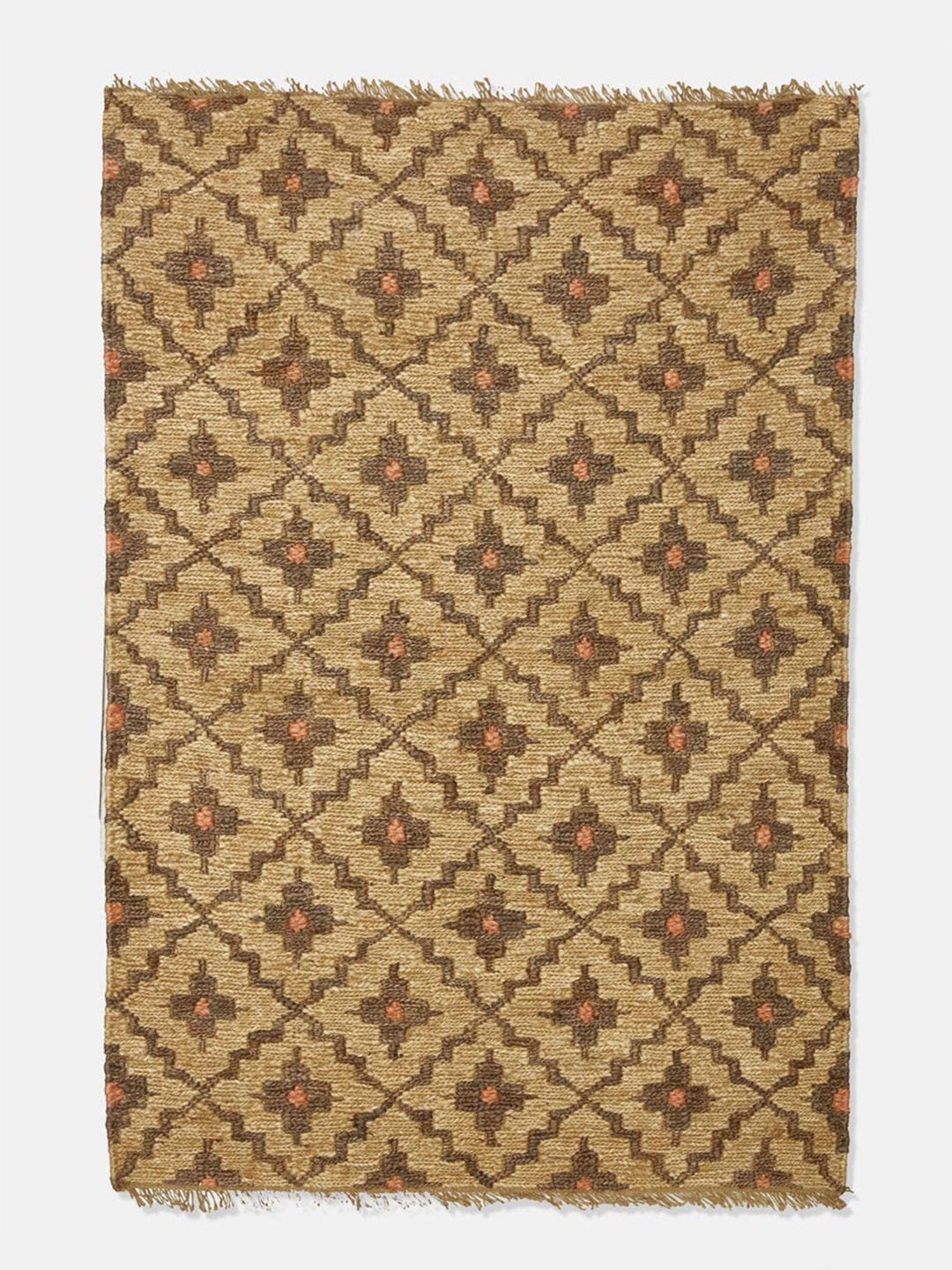 Bianca Red Microfibre Non-Slip Rug