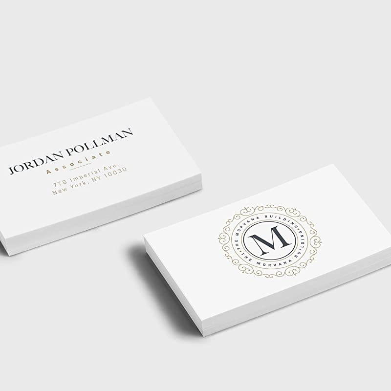 Printable Business Cards Inkjet Printers 90 Cards 2 x 35 Clean Edge Heavyweight 28878 White