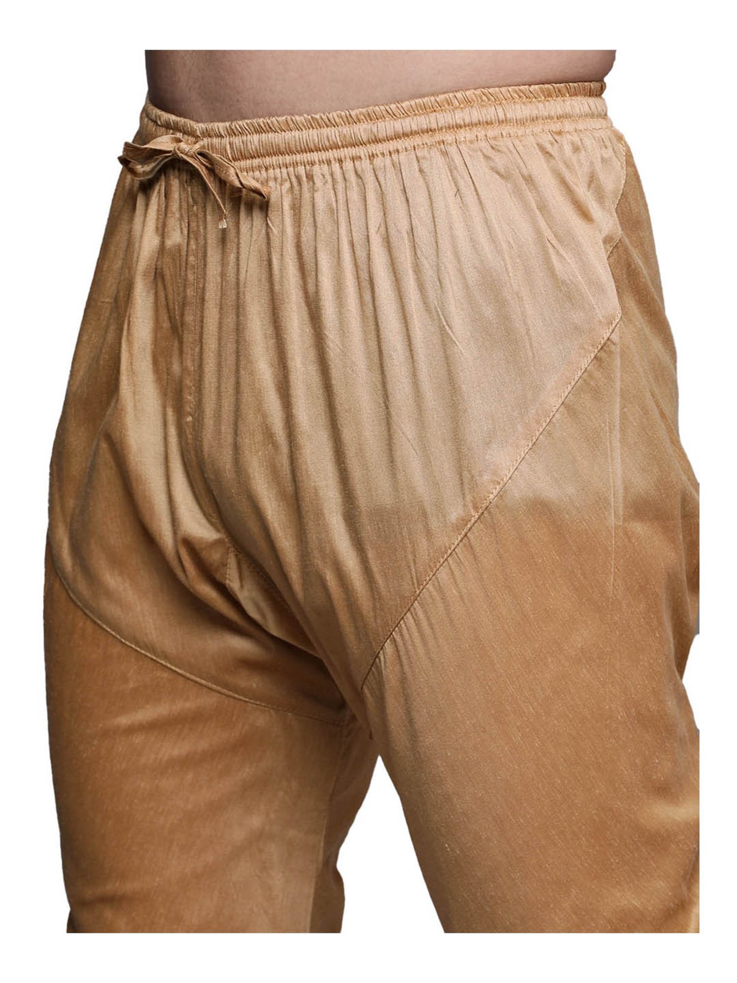 Manyavar Bottle Green & Beige Jacquard Kurta With Churidar Set