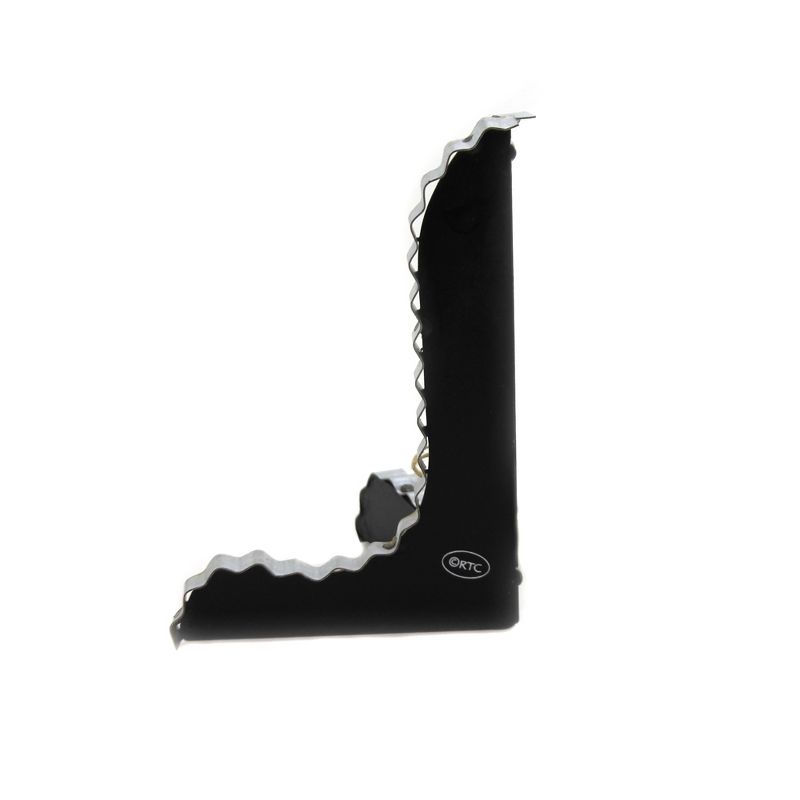 Home & Garden 6.0" Black Galvanized Easel Mini Picture Frame Holder Round Top Collection  -  Decorative Easels Or Stands