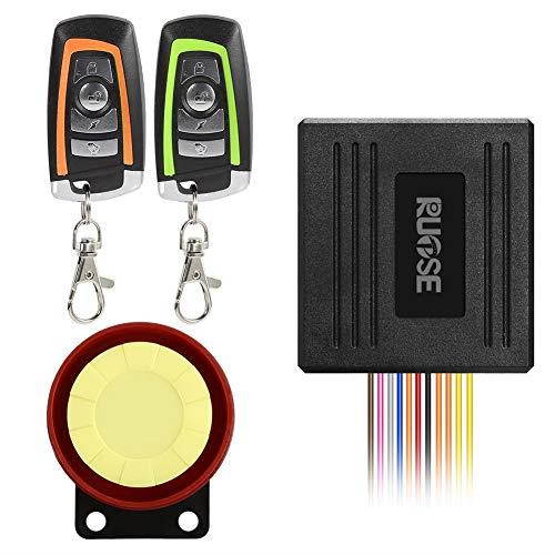 Waterproof Motorcycle Bike AntiTheft Security Burglar Alarm System Remote Control Horn Alarm Warner BiColor