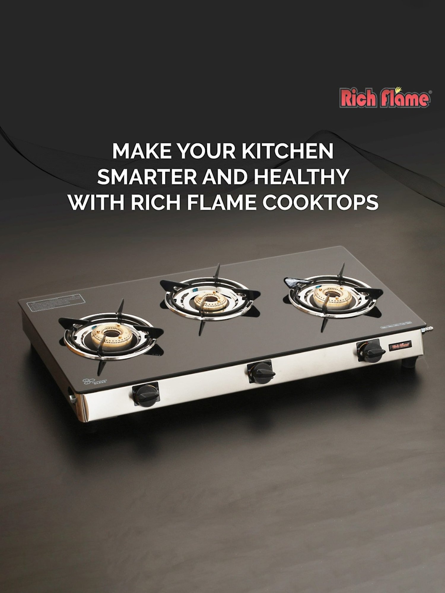 Range Kleen 4pc Porcelain Drip Pan Set Black