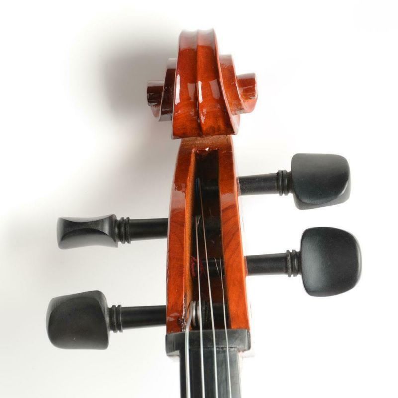 New 4/4 Professional Adult Retro Basswood Cello +Bag+Bow+Rosin+Bridge