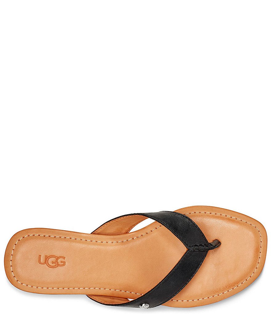 UGG&reg; Tuolumne Leather Flip Flops