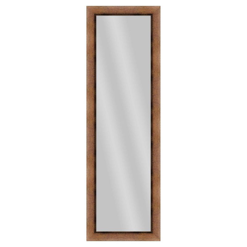 15"x51" White Full Length Over The Door Mirror White - Patton Wall Decor