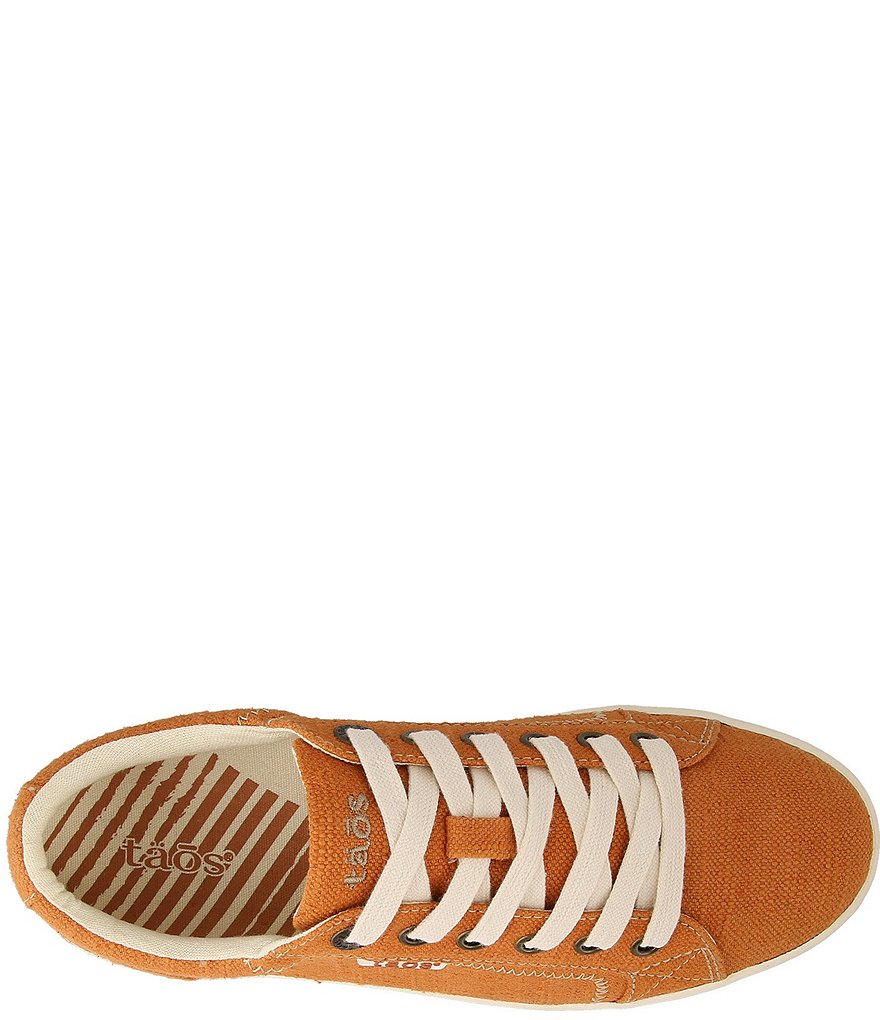 Taos Footwear Star Hemp Canvas Lace-Up Sneakers