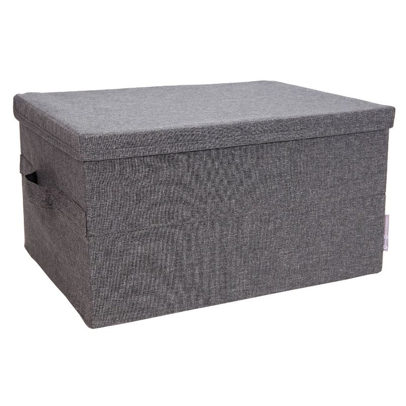 Bigso Box of Sweden Large Soft Storage Box Gray