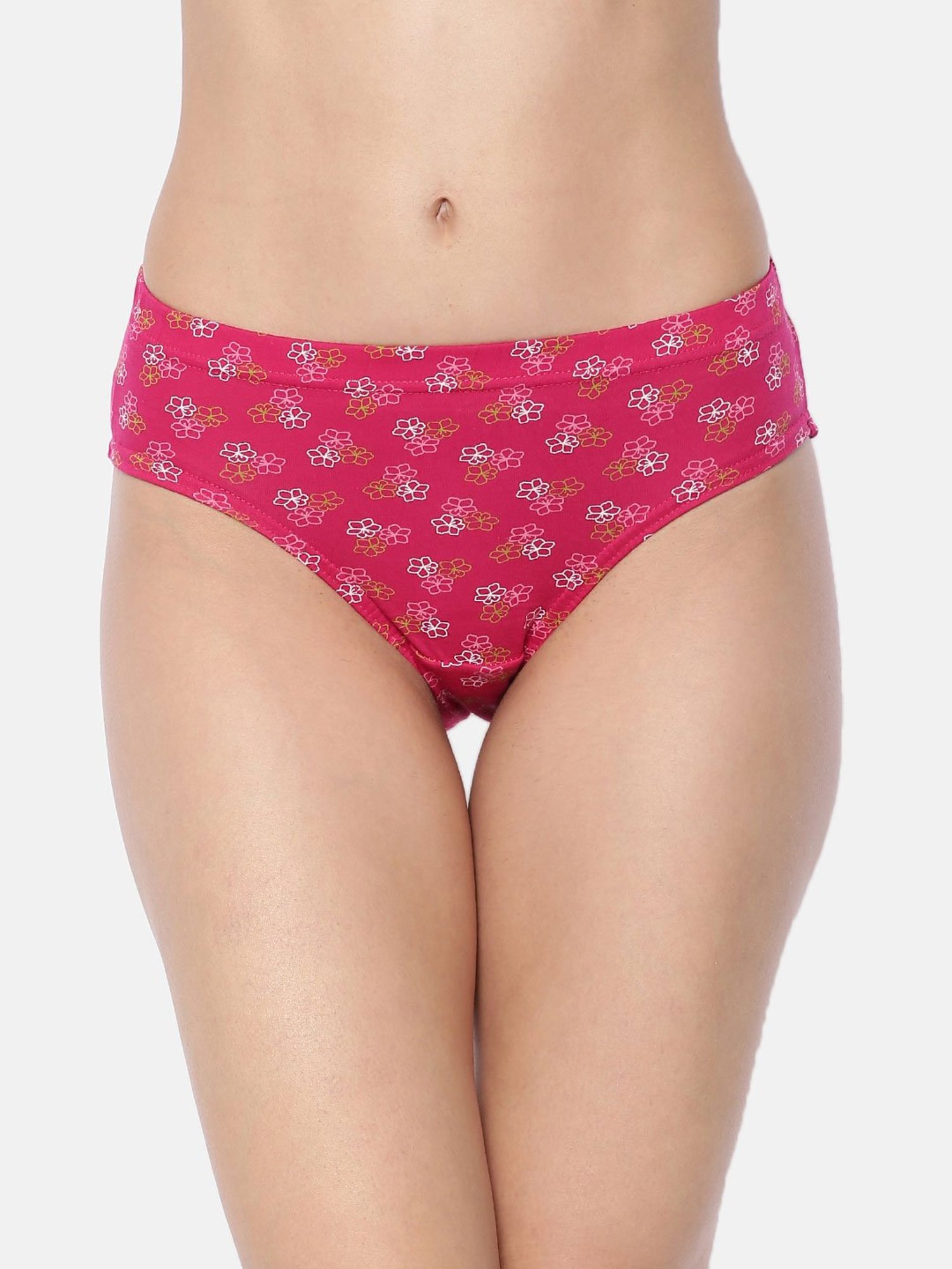 Dollar Missy Multicolor Printed Hipster Panty (Pack  of 8)