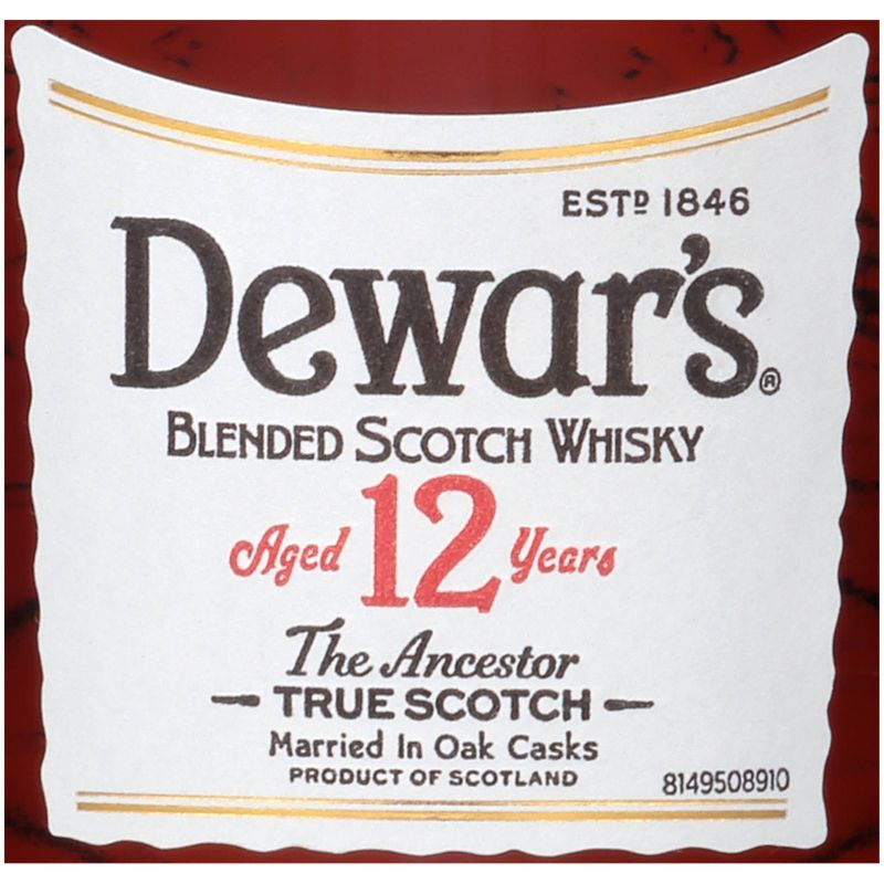 Dewar's 12yr Special Reserve Scotch Whisky - 750ml Bottle