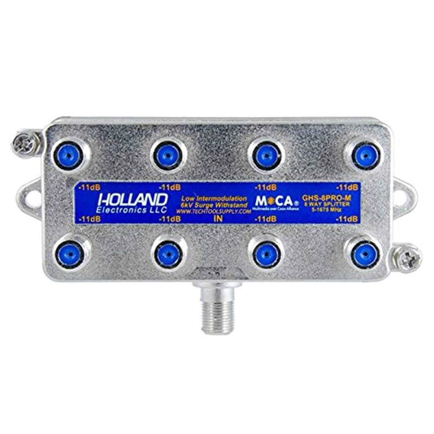 catv moca rated 8-way splitter