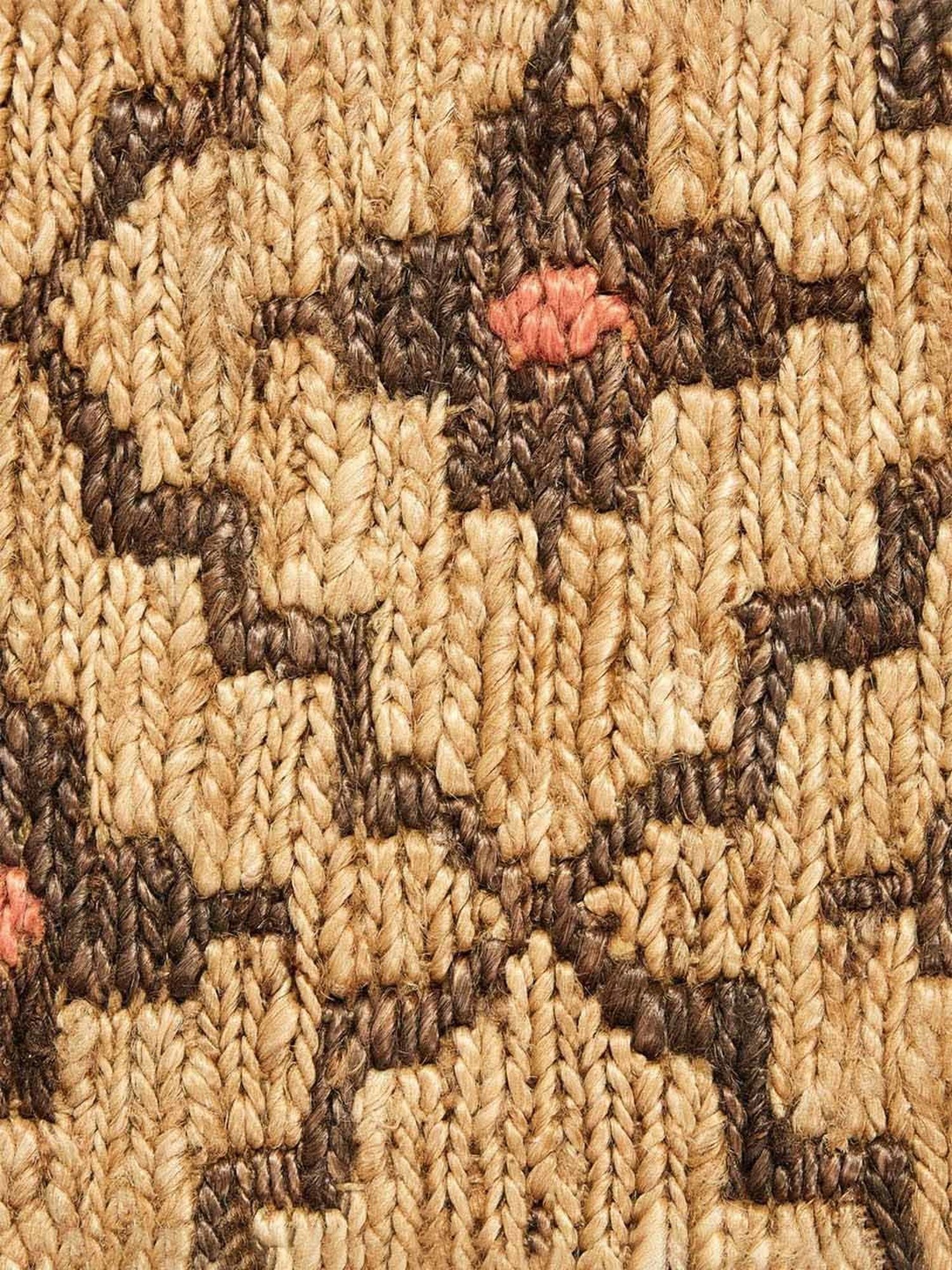 Bianca Red Microfibre Non-Slip Rug