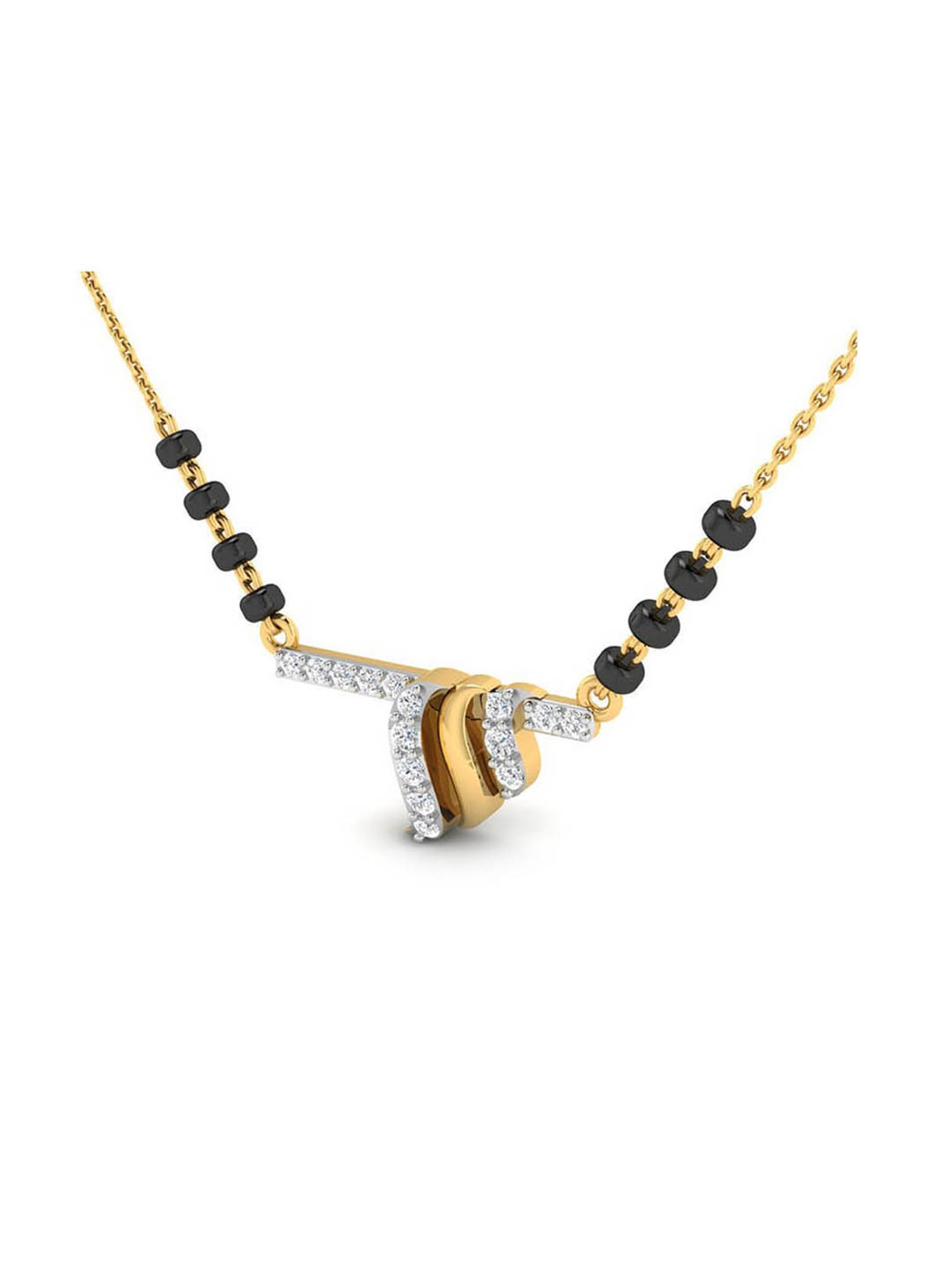 Waman Hari Pethe Jewellers 18k Gold & Diamond Mangalsutra for Women