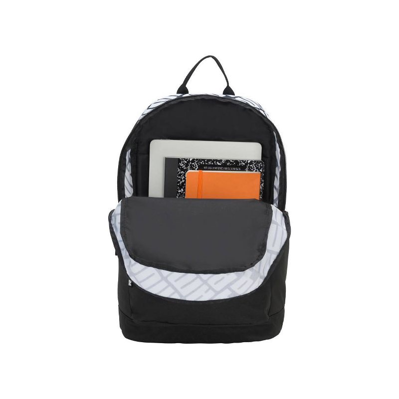 Puma 18.5" Text Book Backpack - Black/White