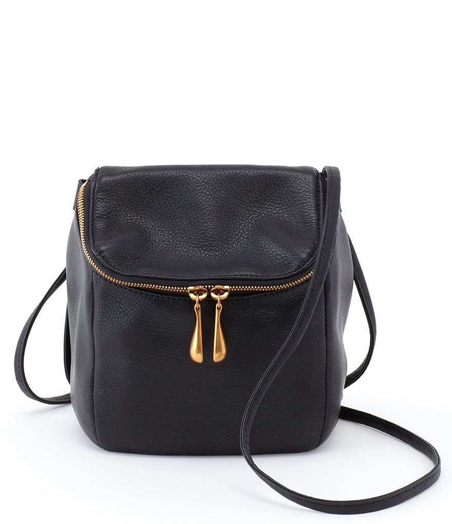 Brown Faux Leather Zipped Western Crossbody Sling Bag